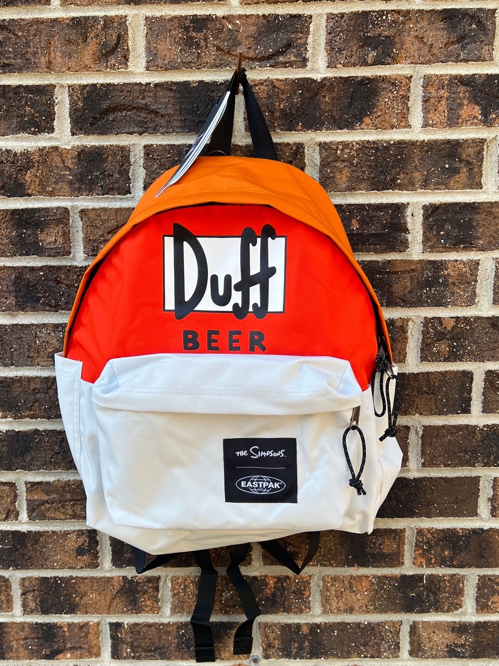 Eastpak Duff Beer Orange and White Backpack
